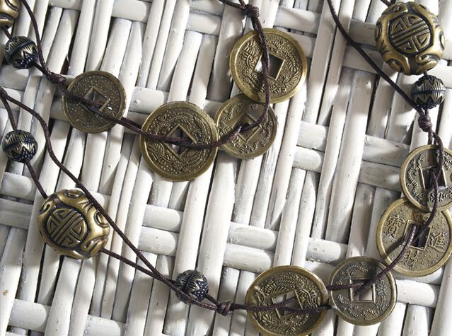 Hiina mündid kui raha amulett